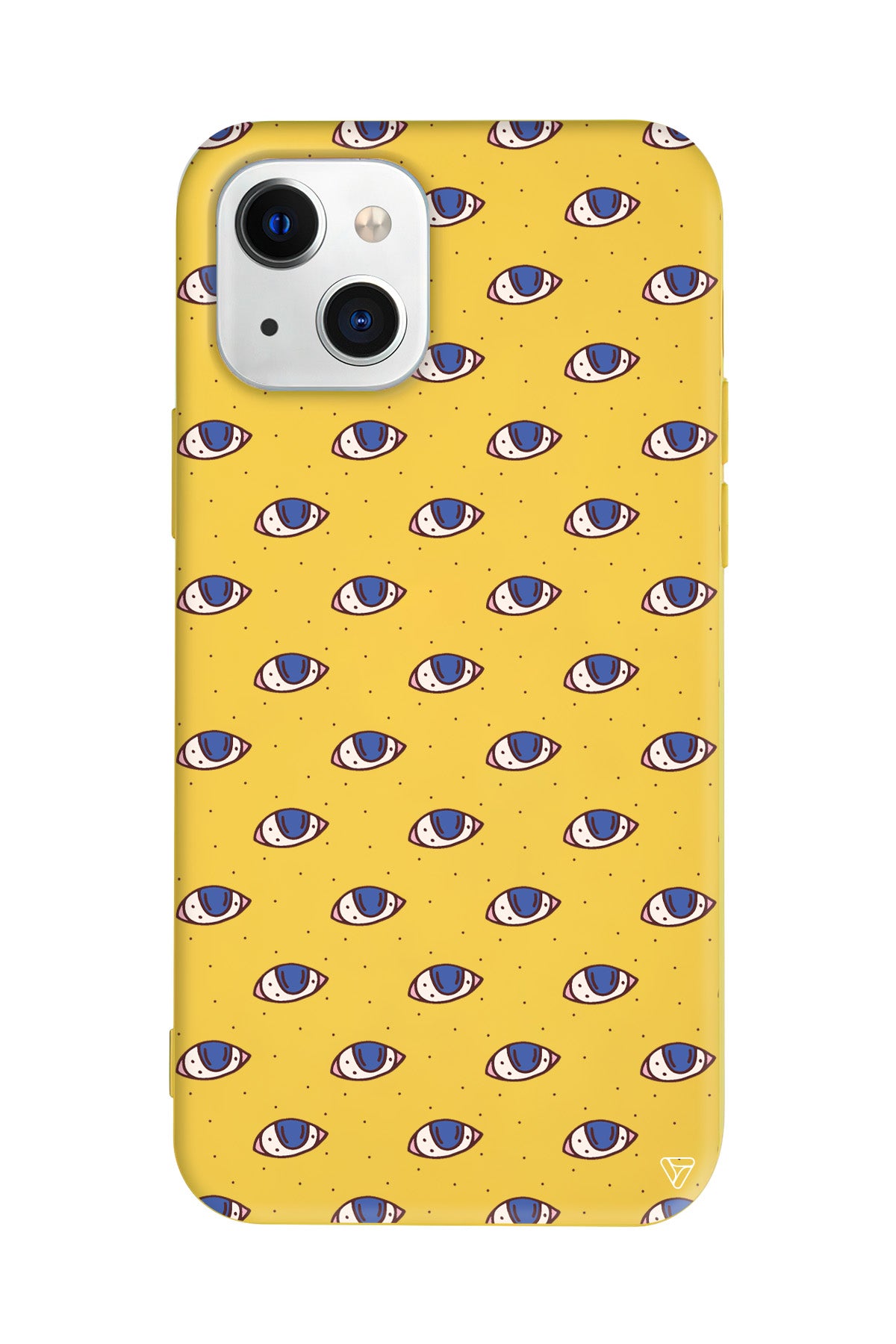 Eyes On You Lansman Model İçi Kadife Silikon Telefon Kılıfı – Plus Serisine Özel