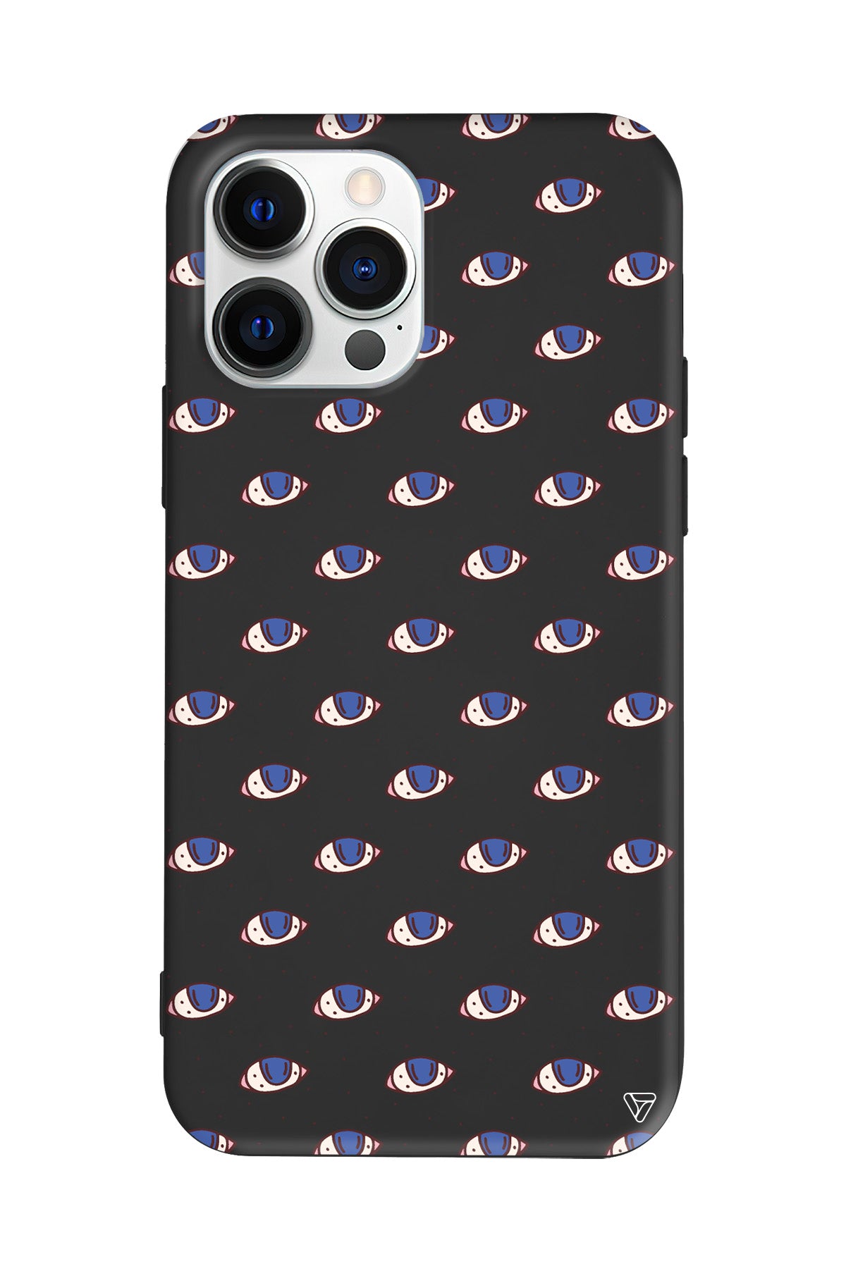 Eyes On You Lansman Model İçi Kadife Silikon Telefon Kılıfı
