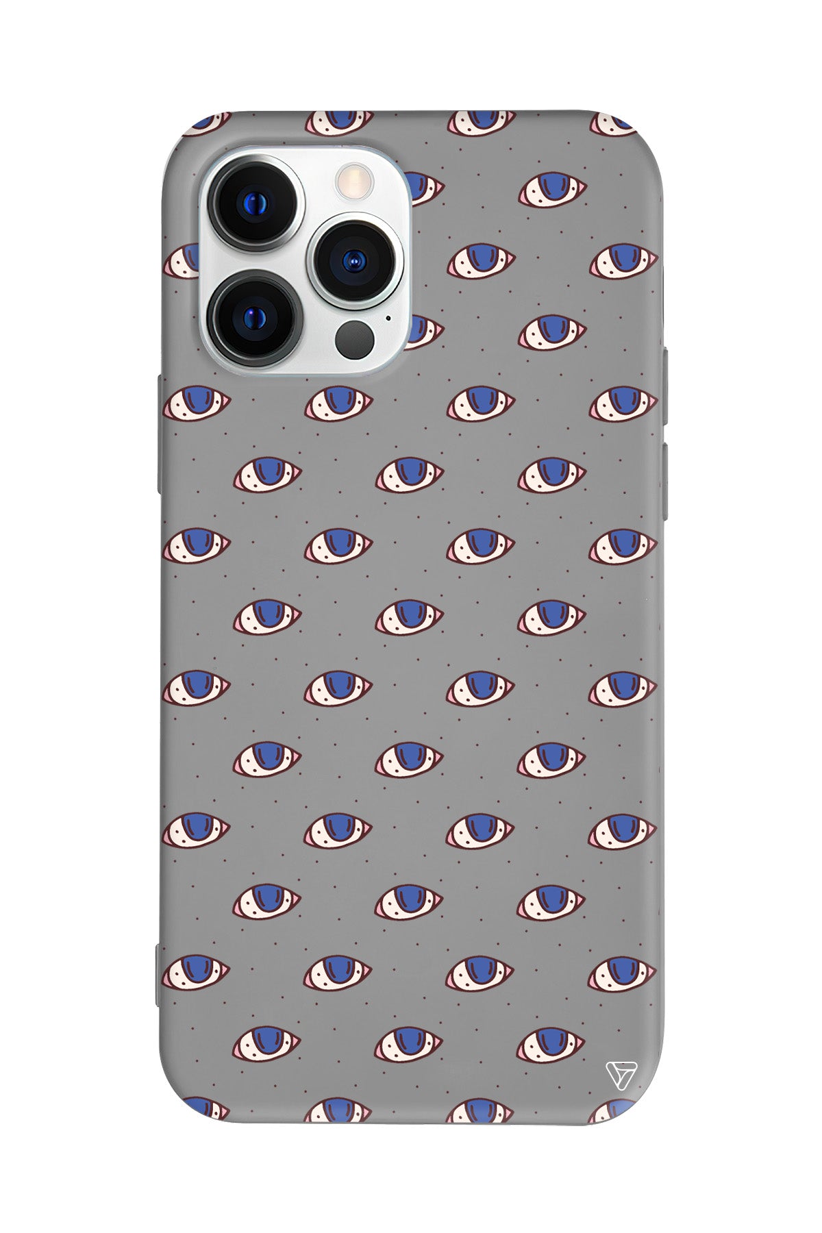 Eyes On You Lansman Model İçi Kadife Silikon Telefon Kılıfı
