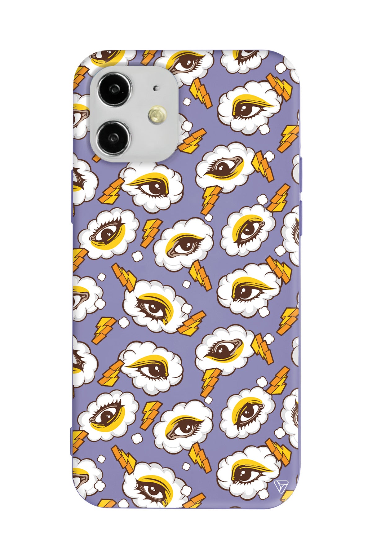 Carpici Gozler Lansman Model İçi Kadife Silikon Telefon Kılıfı