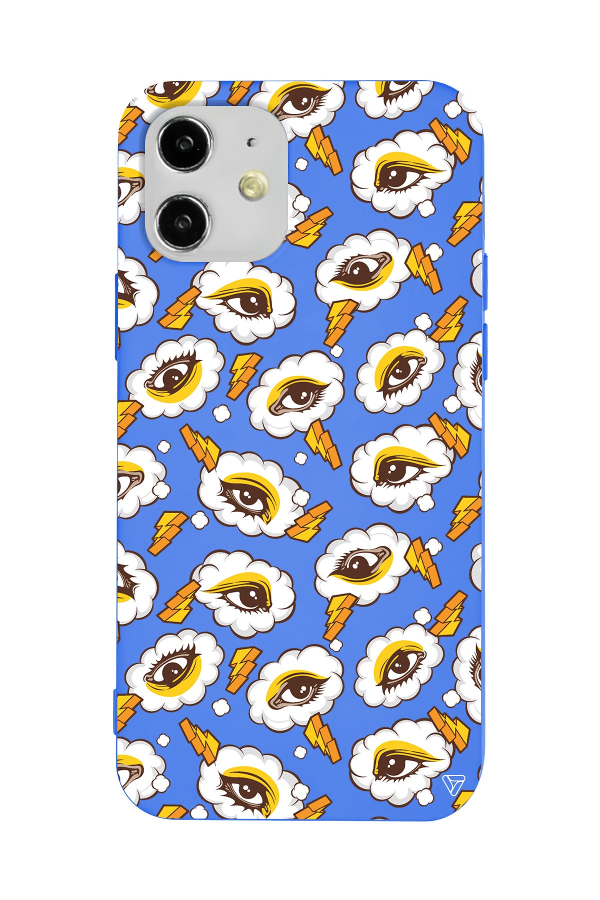 Carpici Gozler Lansman Model İçi Kadife Silikon Telefon Kılıfı