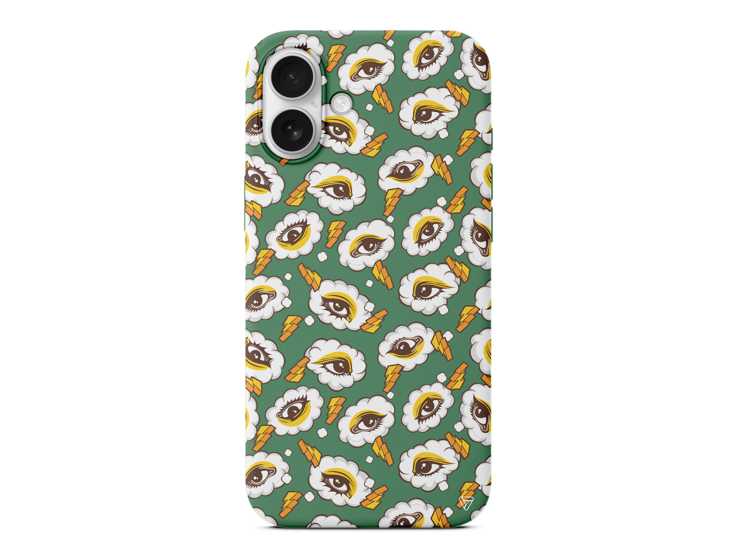 Carpici Gozler Lansman Model İçi Kadife Silikon Telefon Kılıfı