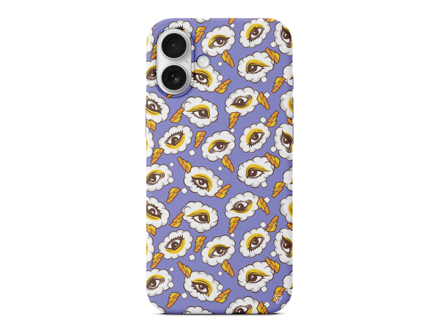 Carpici Gozler Lansman Model İçi Kadife Silikon Telefon Kılıfı