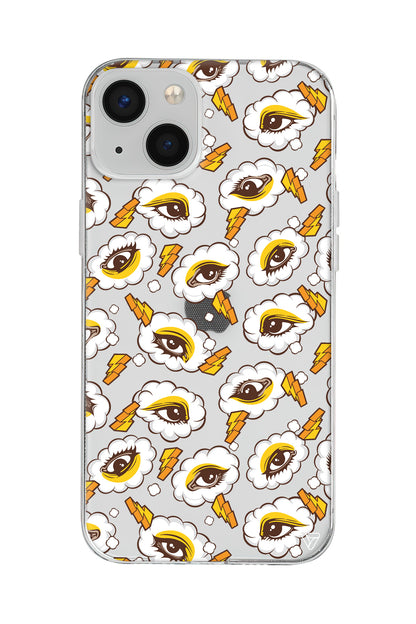 Carpici Gozler Lansman Model İçi Kadife Silikon Telefon Kılıfı – Plus Serisine Özel