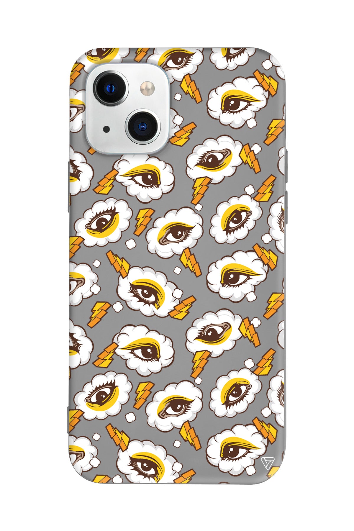 Carpici Gozler Lansman Model İçi Kadife Silikon Telefon Kılıfı