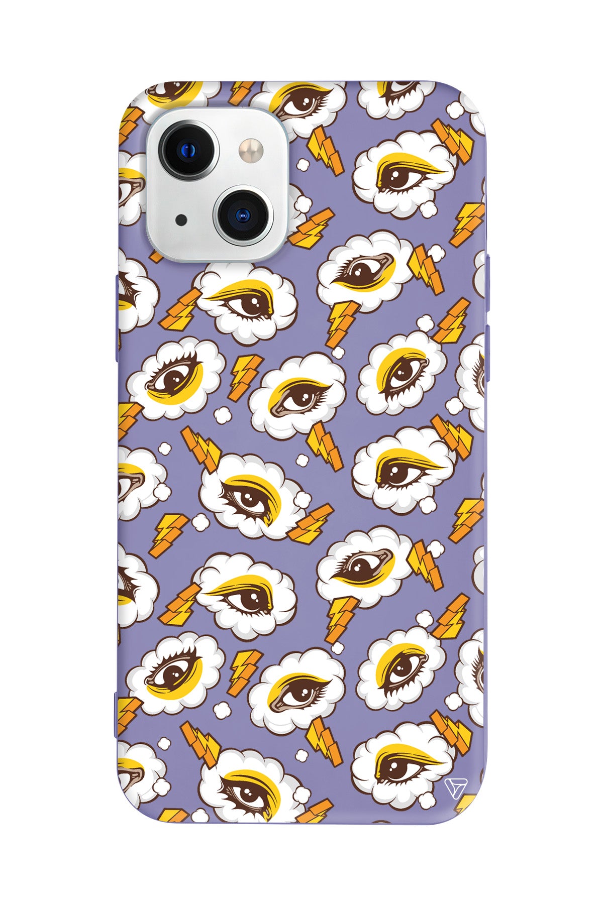 Carpici Gozler Lansman Model İçi Kadife Silikon Telefon Kılıfı