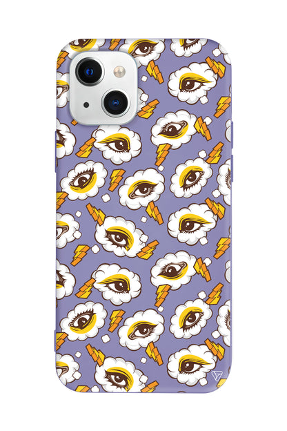 Carpici Gozler Lansman Model İçi Kadife Silikon Telefon Kılıfı