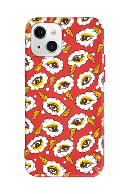 Carpici Gozler Lansman Model İçi Kadife Silikon Telefon Kılıfı – Plus Serisine Özel