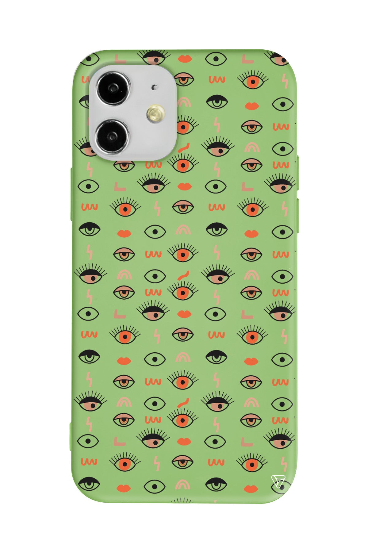 Duragan Gozler Lansman Model İçi Kadife Silikon Telefon Kılıfı