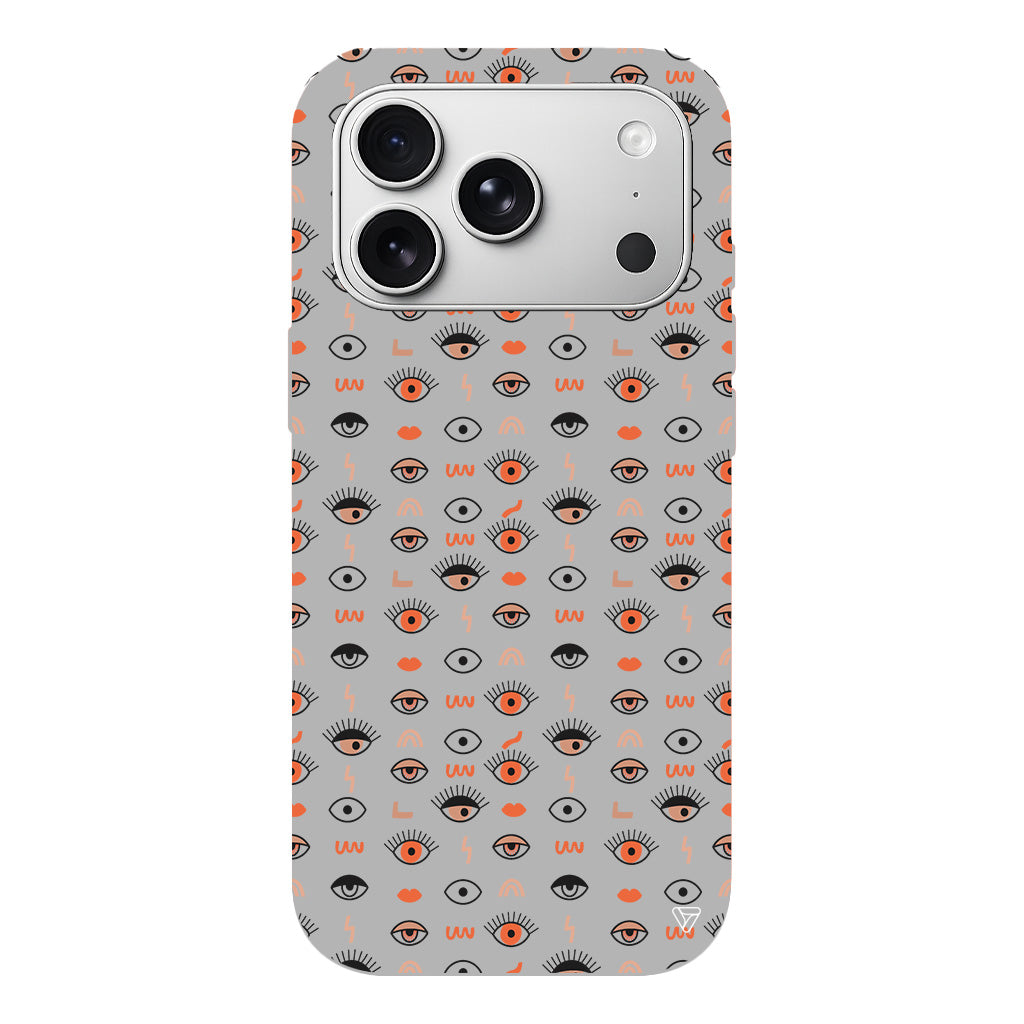 Duragan Gozler Lansman Model İçi Kadife Silikon Telefon Kılıfı