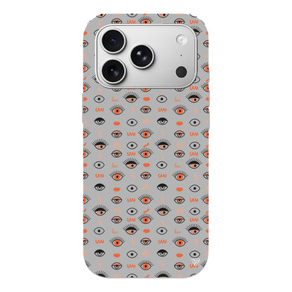 Duragan Gozler Lansman Model İçi Kadife Silikon Telefon Kılıfı