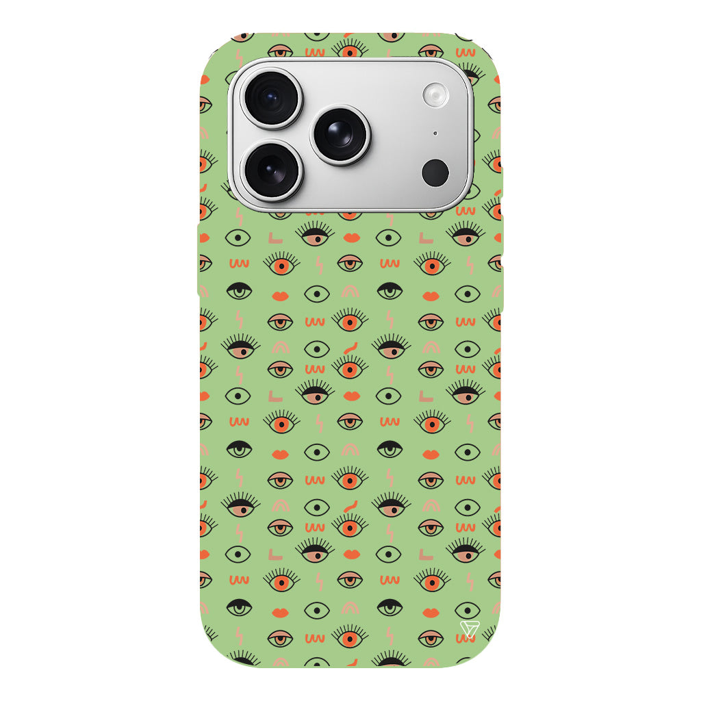 Duragan Gozler Lansman Model İçi Kadife Silikon Telefon Kılıfı