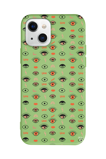 Duragan Gozler Lansman Model İçi Kadife Silikon Telefon Kılıfı – Plus Serisine Özel