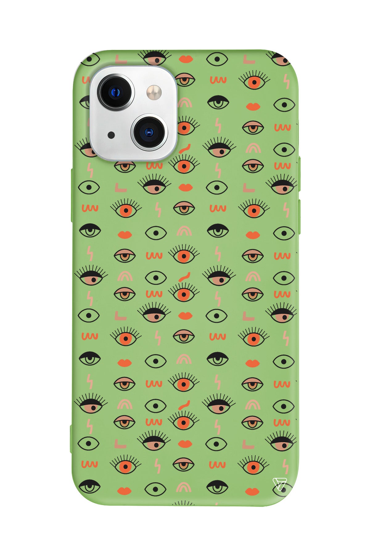 Duragan Gozler Lansman Model İçi Kadife Silikon Telefon Kılıfı