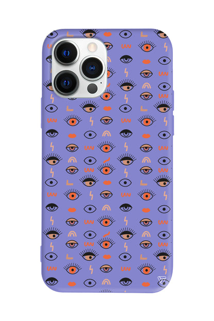 Duragan Gozler Lansman Model İçi Kadife Silikon Telefon Kılıfı