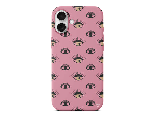 Krema Goz Lansman Model İçi Kadife Silikon Telefon Kılıfı – Plus Serisine Özel