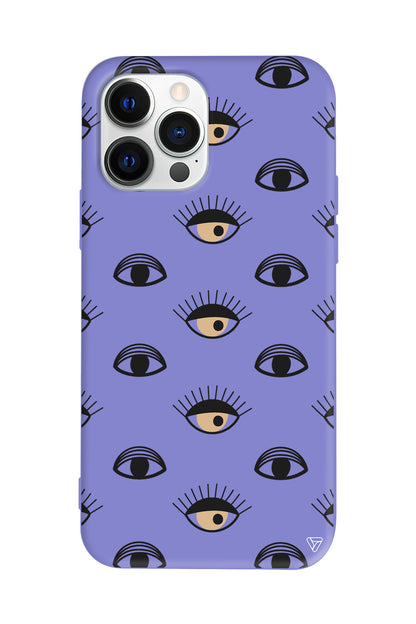 Krema Goz Lansman Model İçi Kadife Silikon Telefon Kılıfı