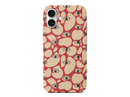 Krema Goz 2 Lansman Model İçi Kadife Silikon Telefon Kılıfı – Plus Serisine Özel