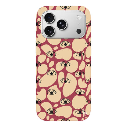 Krema Goz 2 Lansman Model İçi Kadife Silikon Telefon Kılıfı