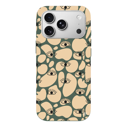 Krema Goz 2 Lansman Model İçi Kadife Silikon Telefon Kılıfı