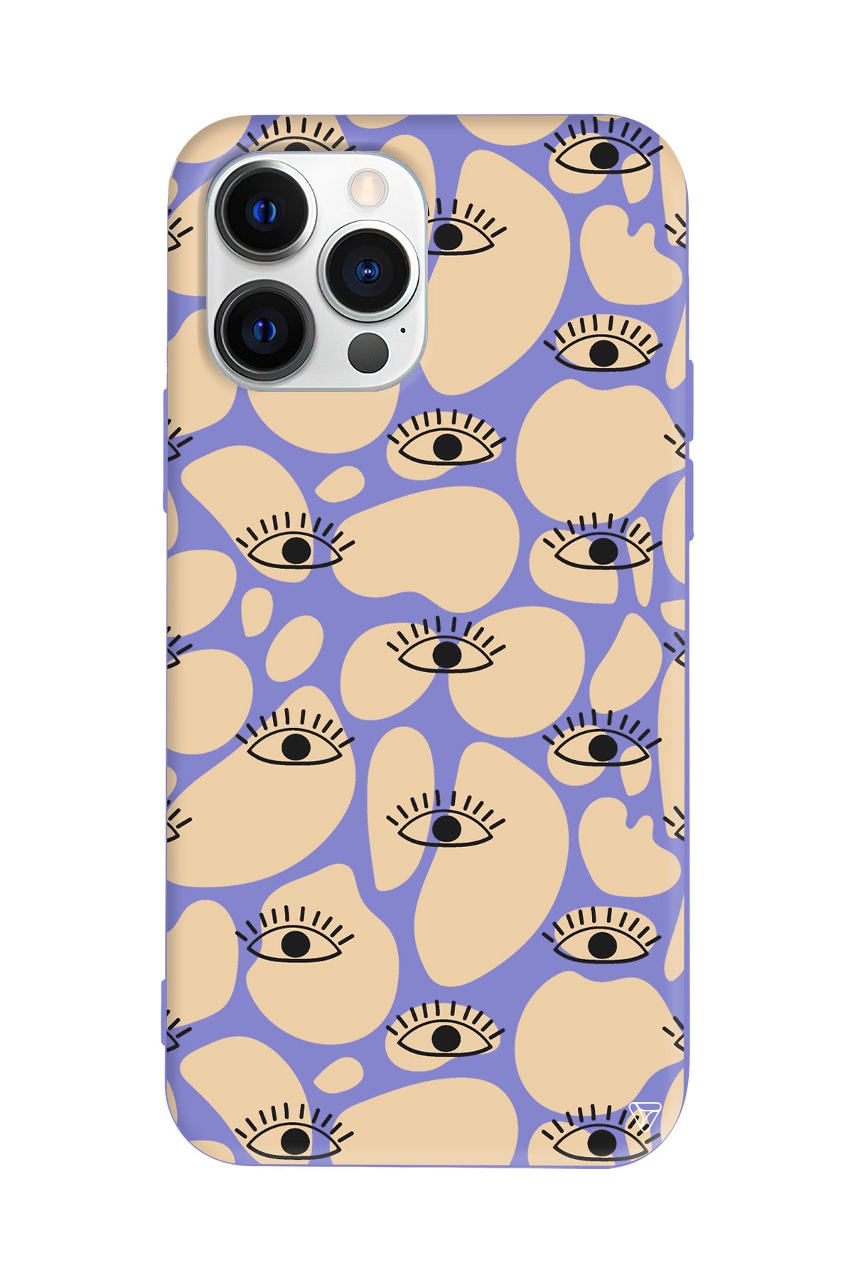 Krema Goz 2 Lansman Model İçi Kadife Silikon Telefon Kılıfı