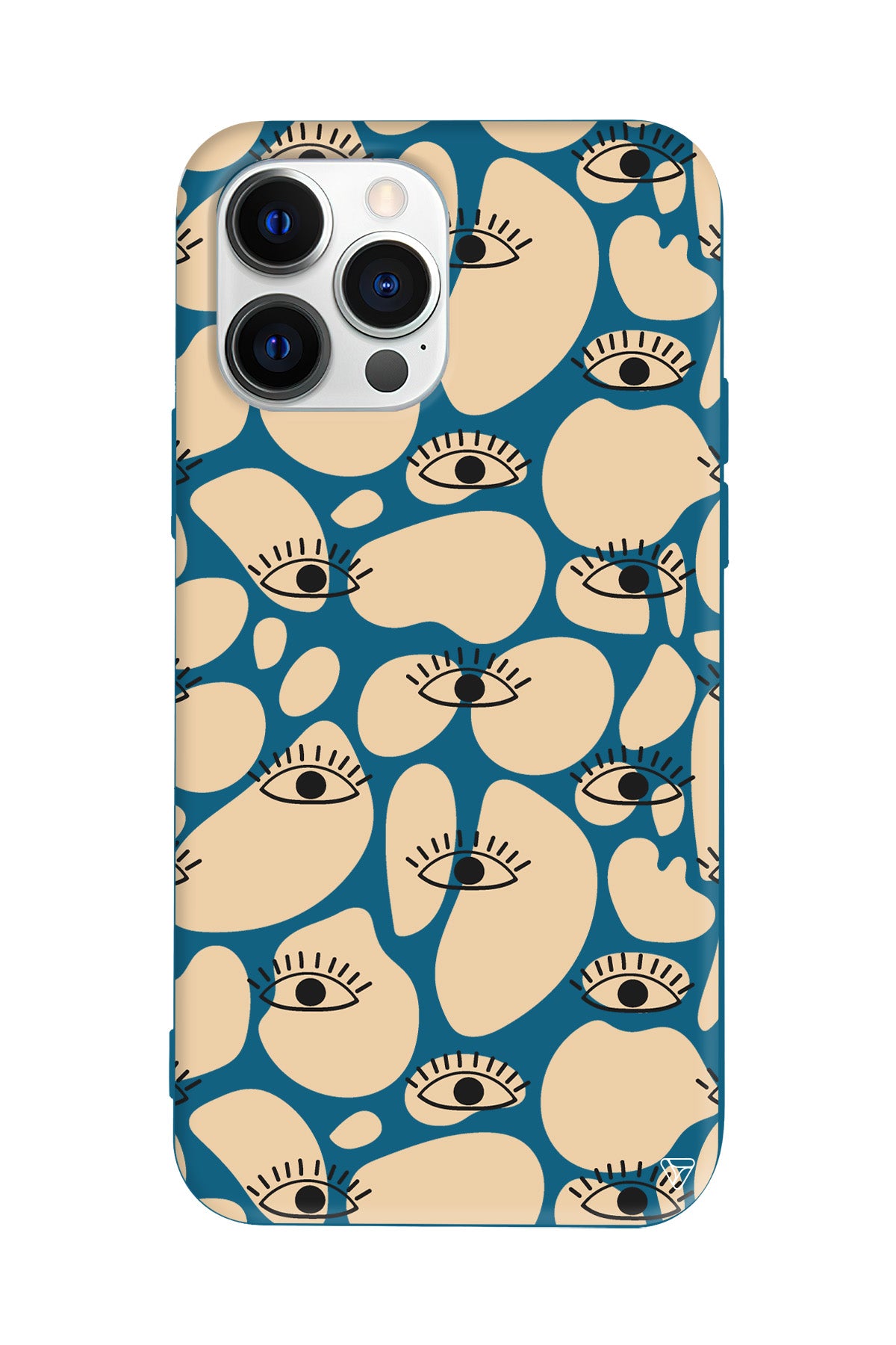 Krema Goz 2 Lansman Model İçi Kadife Silikon Telefon Kılıfı