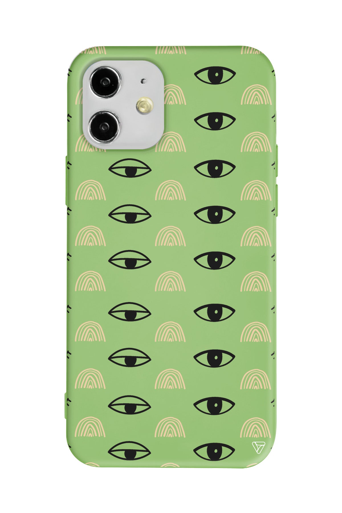 Krema Goz 3 Lansman Model İçi Kadife Silikon Telefon Kılıfı