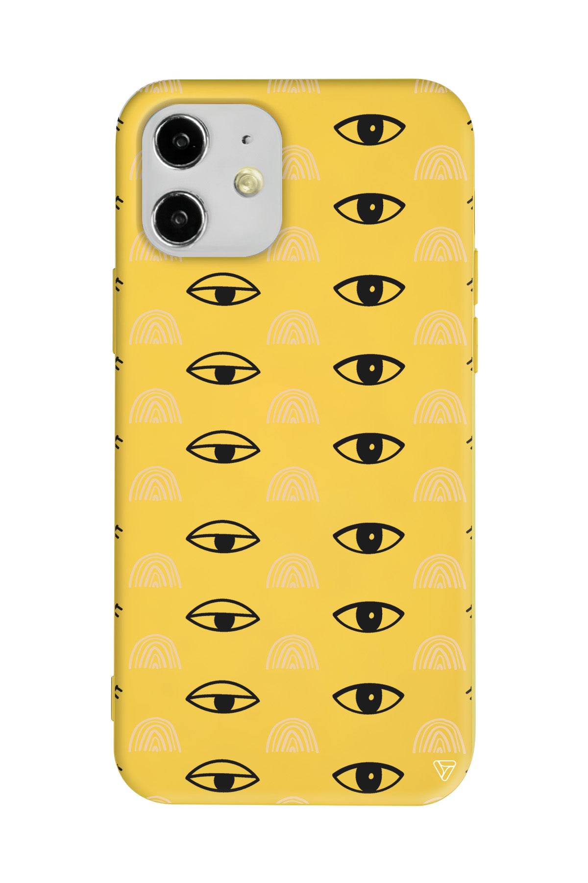 Krema Goz 3 Lansman Model İçi Kadife Silikon Telefon Kılıfı