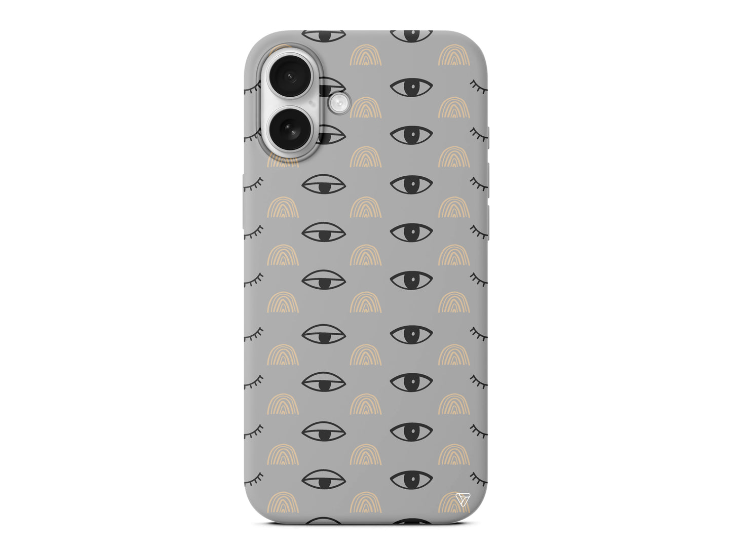 Krema Goz 3 Lansman Model İçi Kadife Silikon Telefon Kılıfı – Plus Serisine Özel