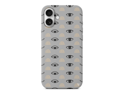 Krema Goz 3 Lansman Model İçi Kadife Silikon Telefon Kılıfı – Plus Serisine Özel