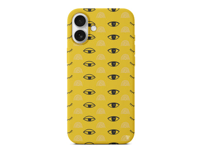 Krema Goz 3 Lansman Model İçi Kadife Silikon Telefon Kılıfı