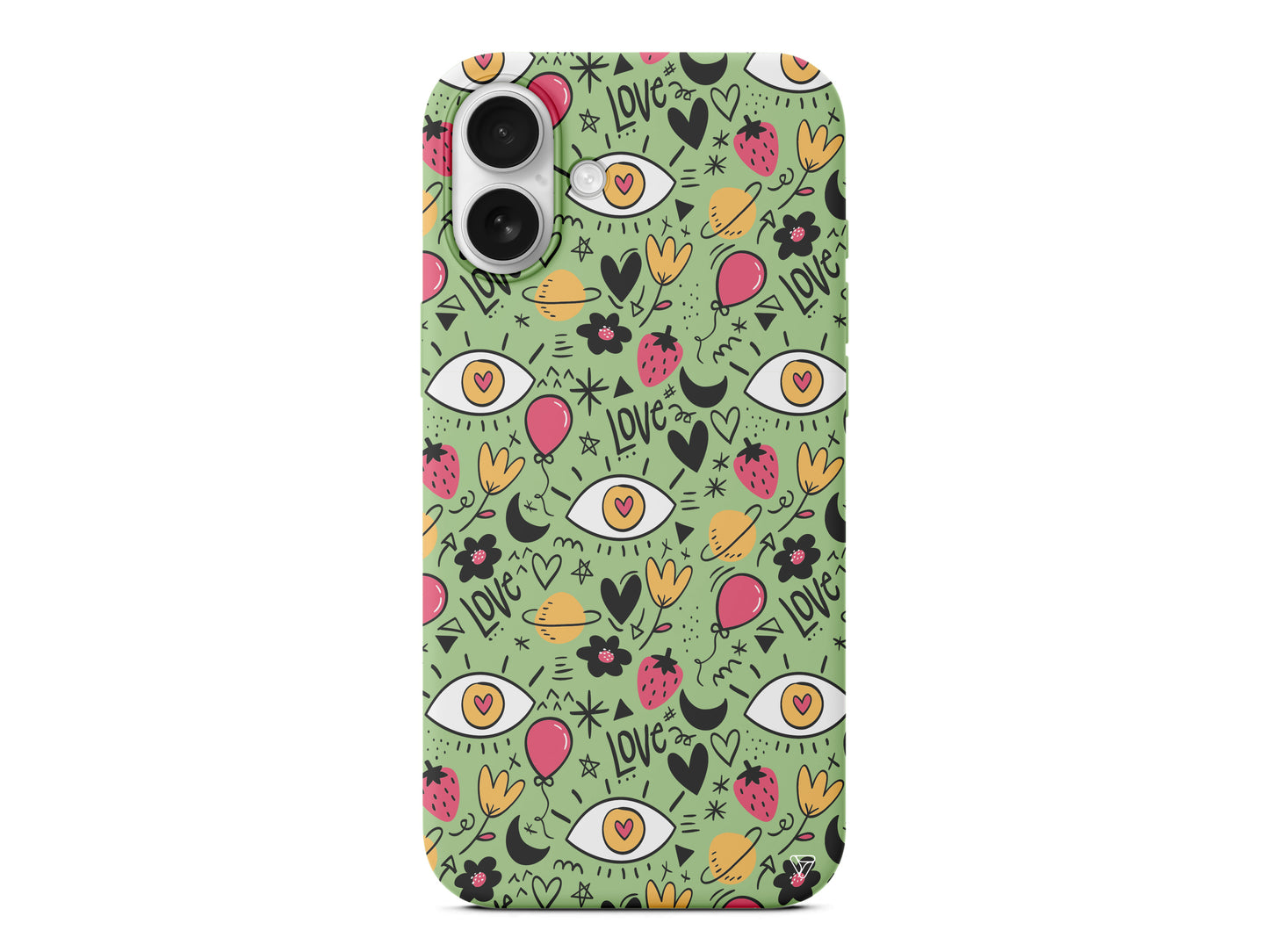 Punk Love Lansman Model İçi Kadife Silikon Telefon Kılıfı – Plus Serisine Özel