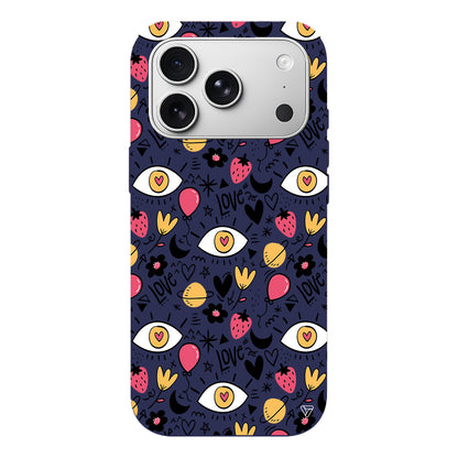 Punk Love Lansman Model İçi Kadife Silikon Telefon Kılıfı