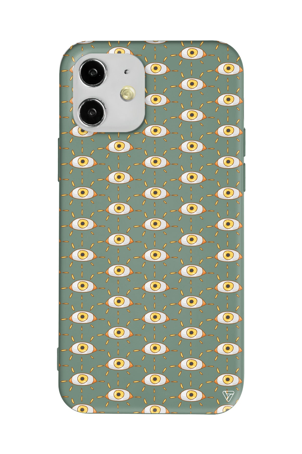 Sarı Goz Lansman Model İçi Kadife Silikon Telefon Kılıfı