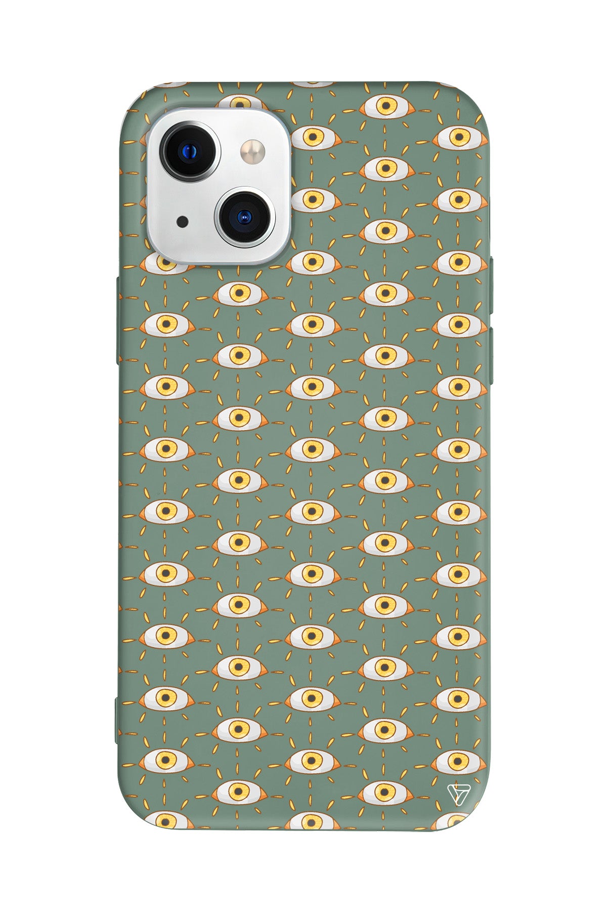 Sarı Goz Lansman Model İçi Kadife Silikon Telefon Kılıfı