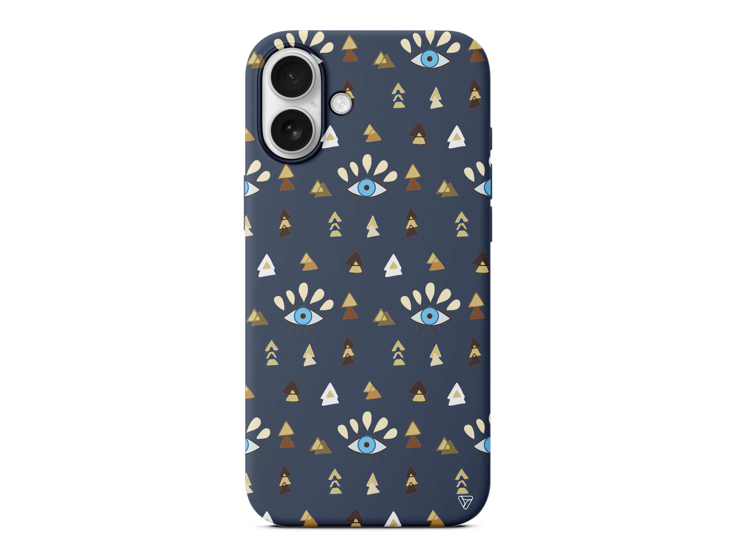 Etnik Goz Lansman Model İçi Kadife Silikon Telefon Kılıfı