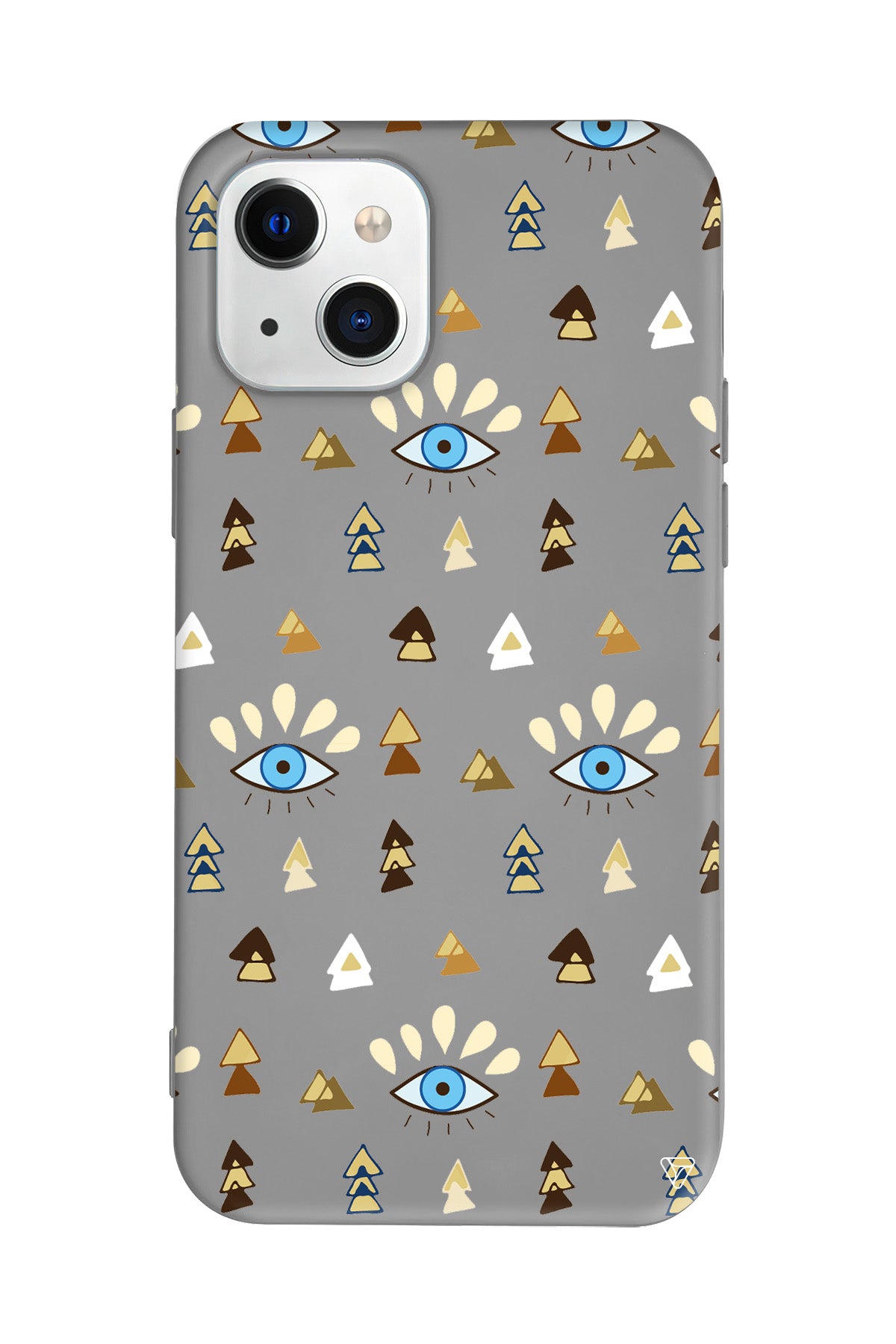 Etnik Goz Lansman Model İçi Kadife Silikon Telefon Kılıfı – Plus Serisine Özel