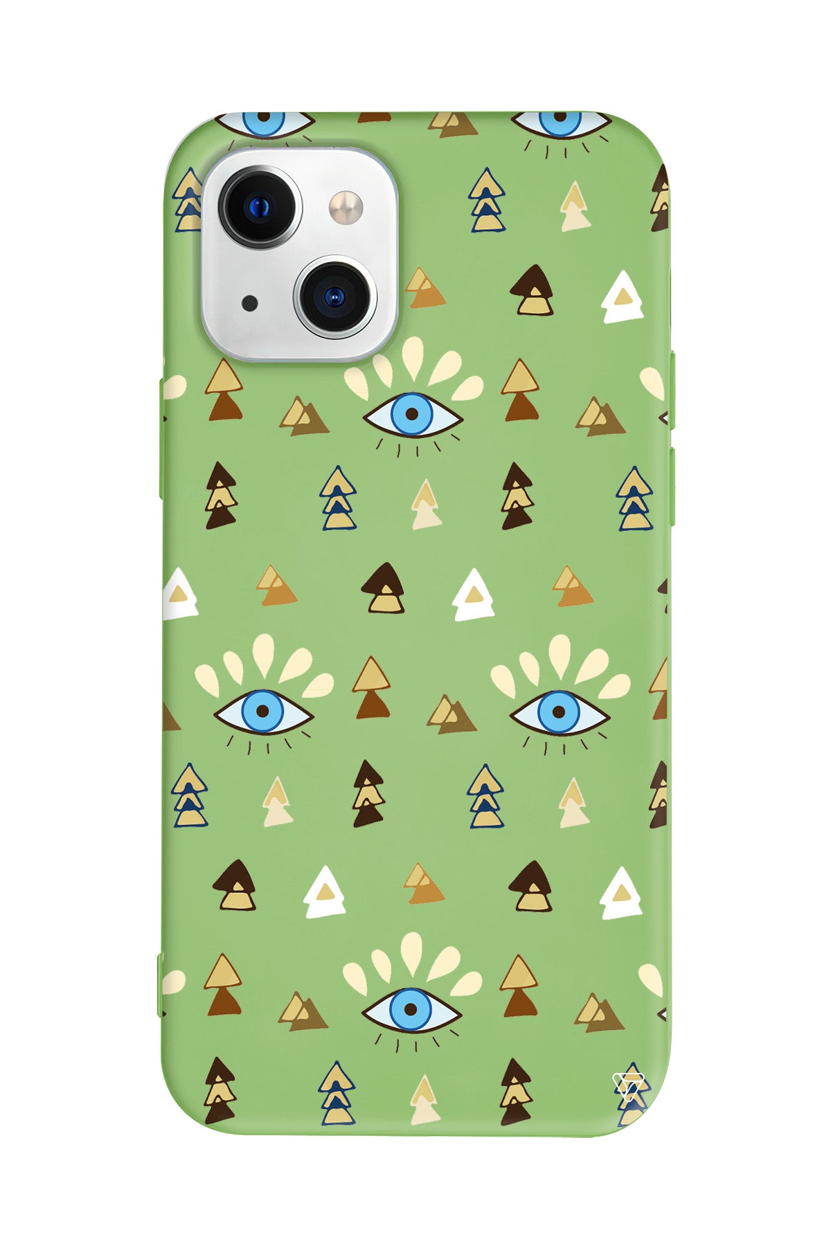 Etnik Goz Lansman Model İçi Kadife Silikon Telefon Kılıfı – Plus Serisine Özel