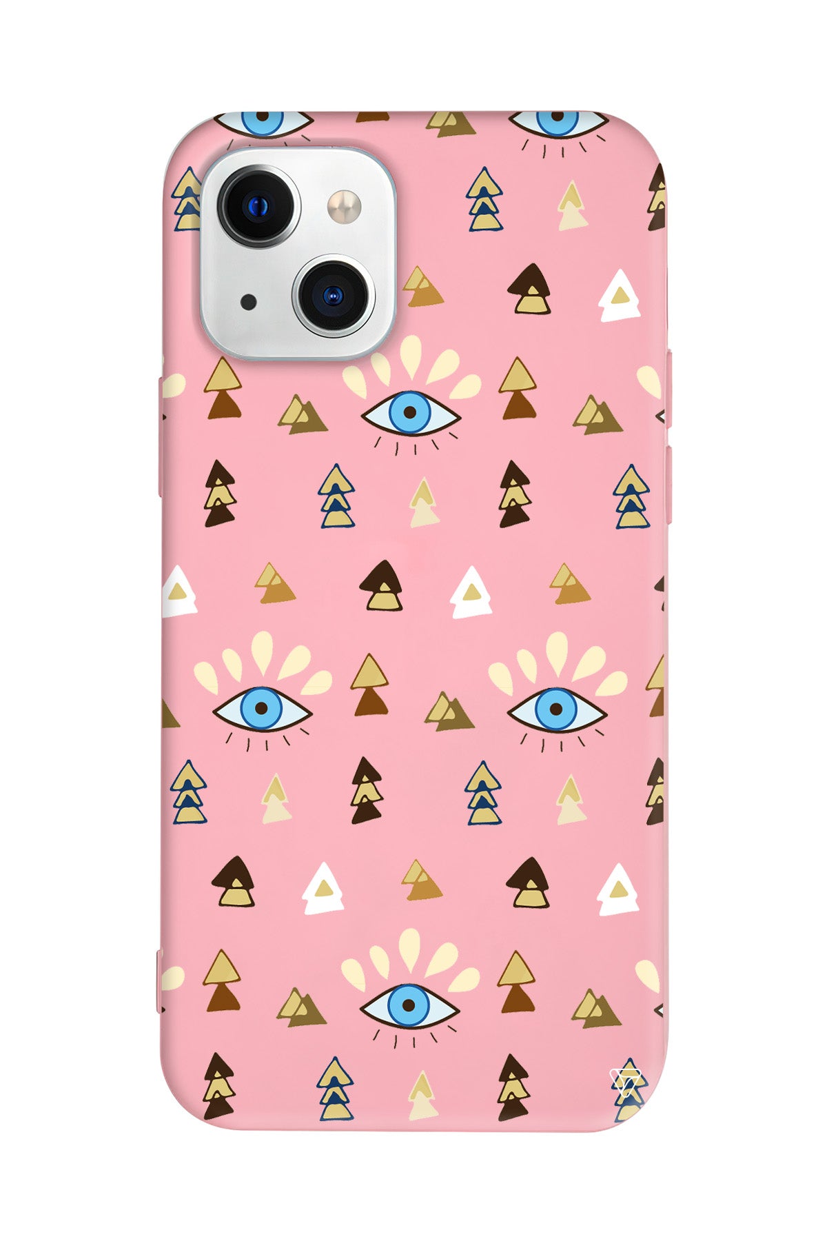 Etnik Goz Lansman Model İçi Kadife Silikon Telefon Kılıfı – Plus Serisine Özel