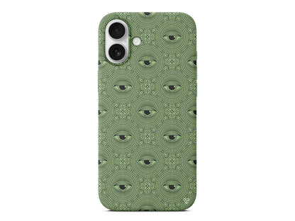 Mandala Goz Lansman Model İçi Kadife Silikon Telefon Kılıfı