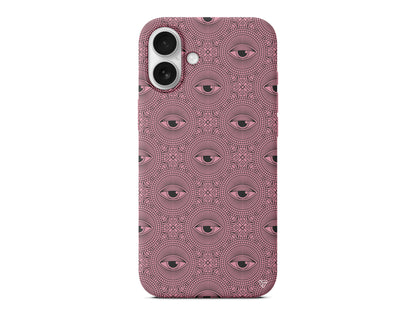 Mandala Goz Lansman Model İçi Kadife Silikon Telefon Kılıfı