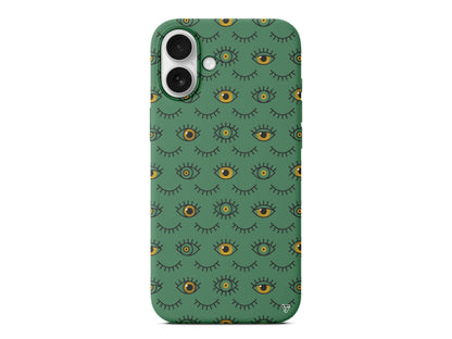 Gold Goz Lansman Model İçi Kadife Silikon Telefon Kılıfı