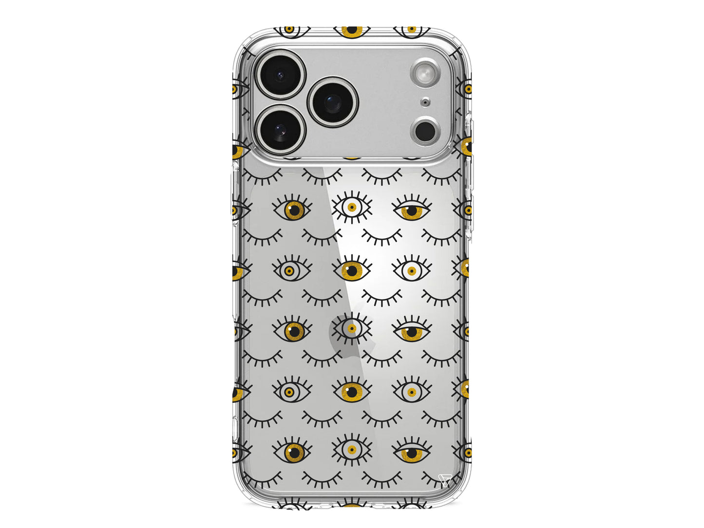 Gold Goz Lansman Model İçi Kadife Silikon Telefon Kılıfı