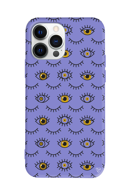 Gold Goz Lansman Model İçi Kadife Silikon Telefon Kılıfı