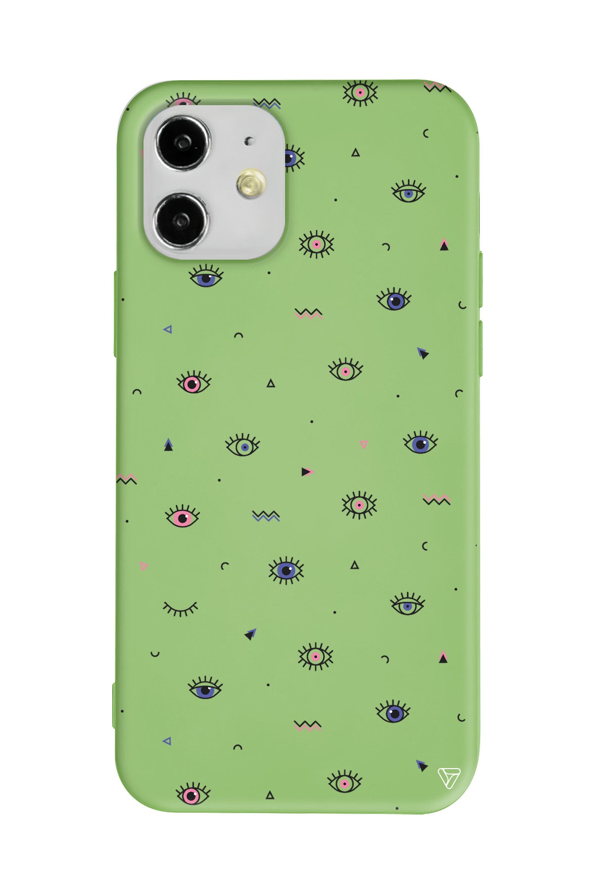 Dijital Goz Lansman Model İçi Kadife Silikon Telefon Kılıfı