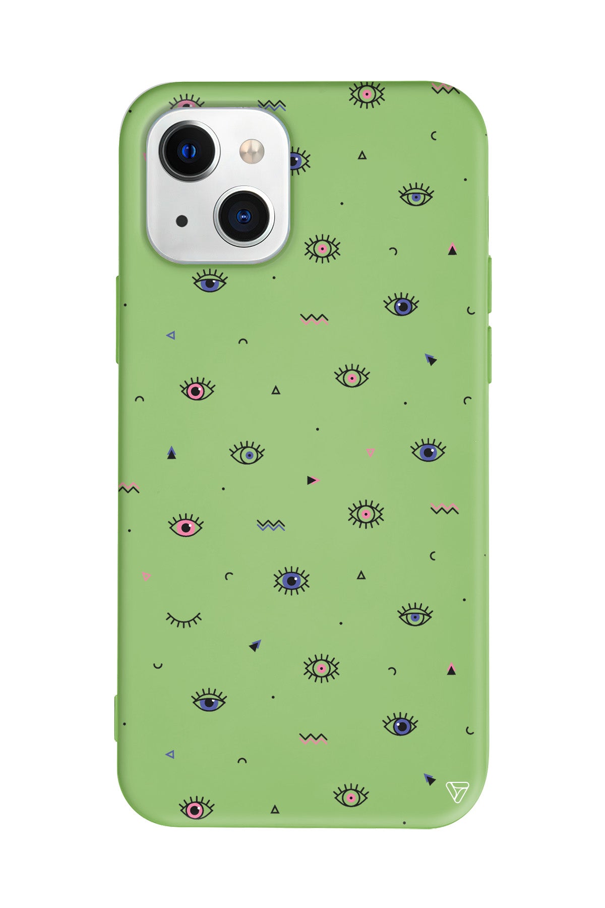 Dijital Goz Lansman Model İçi Kadife Silikon Telefon Kılıfı