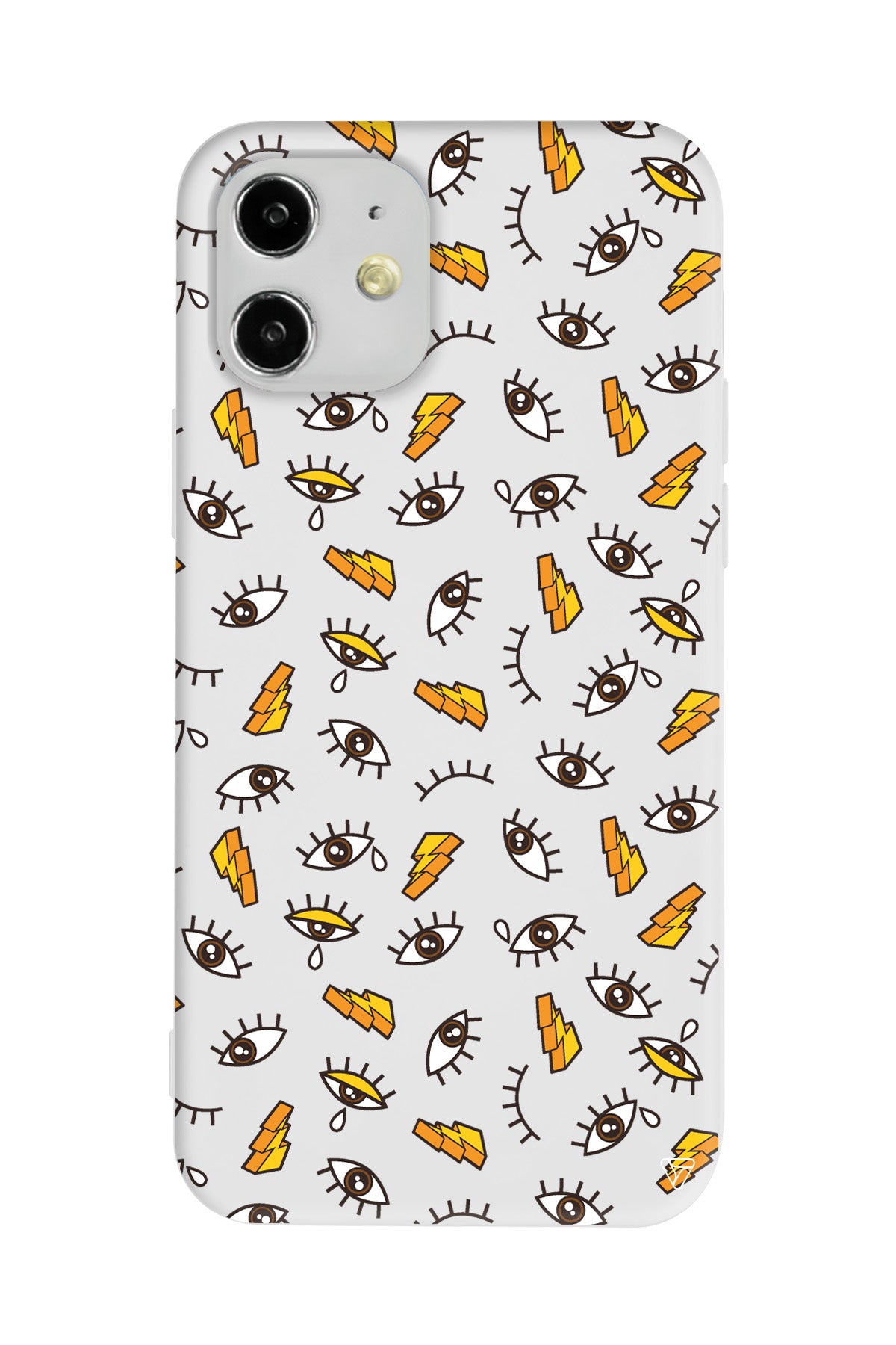 Carpici Gozler 2 Lansman Model İçi Kadife Silikon Telefon Kılıfı