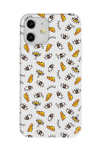 Carpici Gozler 2 Lansman Model İçi Kadife Silikon Telefon Kılıfı