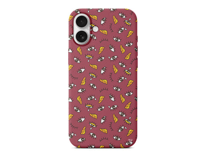 Carpici Gozler 2 Lansman Model İçi Kadife Silikon Telefon Kılıfı – Plus Serisine Özel