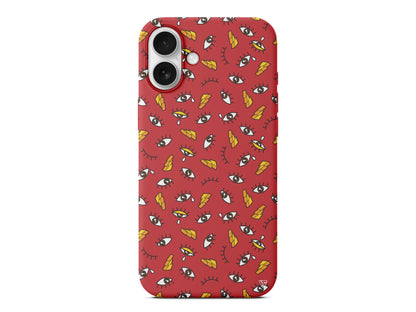 Carpici Gozler 2 Lansman Model İçi Kadife Silikon Telefon Kılıfı – Plus Serisine Özel